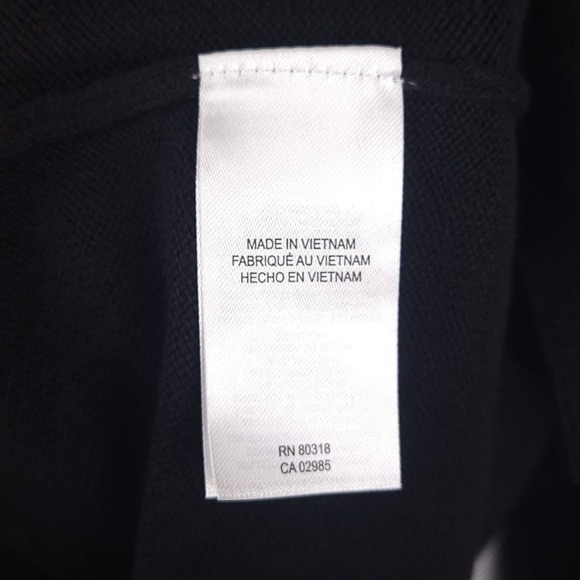 Lucky Brand Sweater Women's XXL Jet Black V-Neck Pullover Cotton Blend Knit NWT - Picture 4 of 9